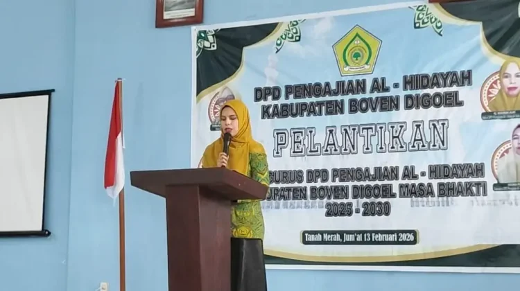 Pelantikan Jadi Momentum Penguatan DPD Pengajian Al-Hidayah Boven Digo